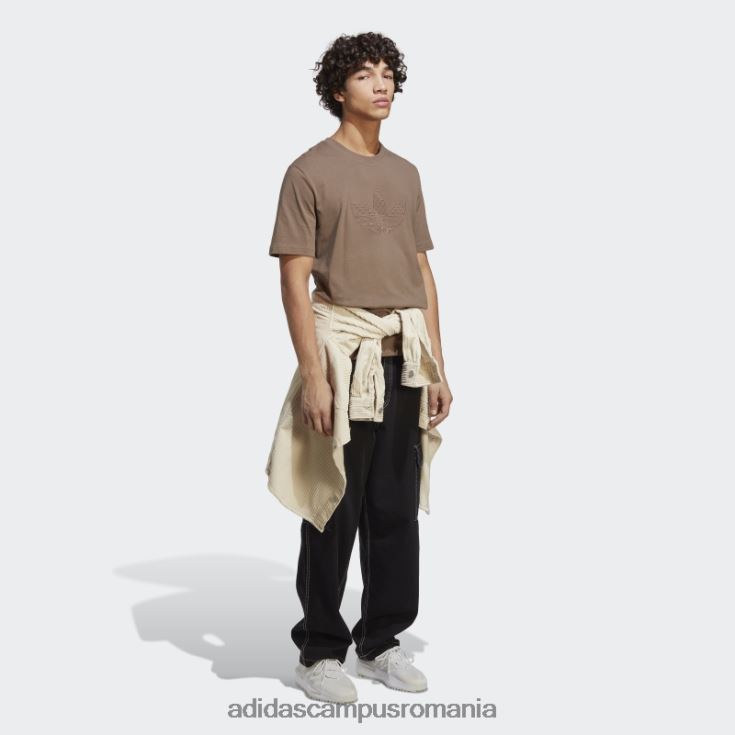 adidas campus romania tricou cu monogramă grafică pământ bărbați Pământ J266N213723