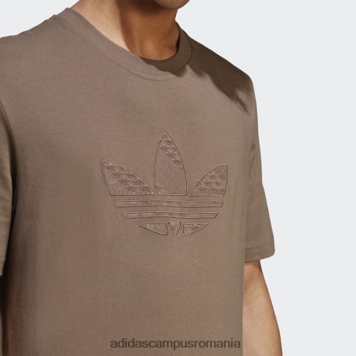 adidas campus romania tricou cu monogramă grafică pământ bărbați Pământ J266N213723