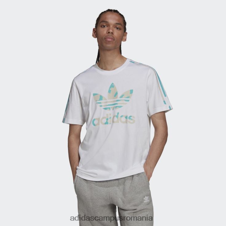 adidas campus romania tricou cu umplutură camo grafică alb bărbați alb J266N215248