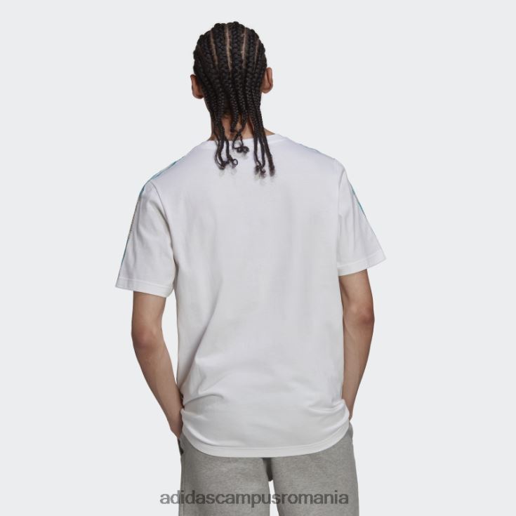 adidas campus romania tricou cu umplutură camo grafică alb bărbați alb J266N215248
