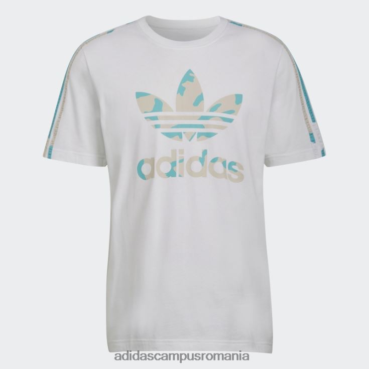 adidas campus romania tricou cu umplutură camo grafică alb bărbați alb J266N215248