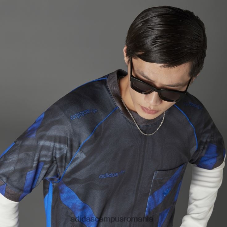 adidas campus romania tricou de fotbal albastru versiunea bărbați albastru J266N26545