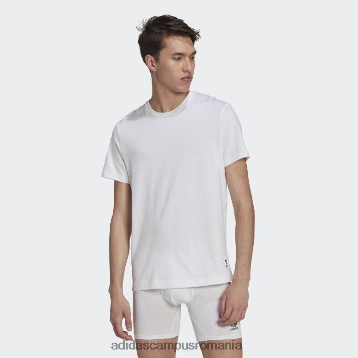 adidas campus romania tricou din bumbac comfort core alb adidas bărbați alb J266N25880