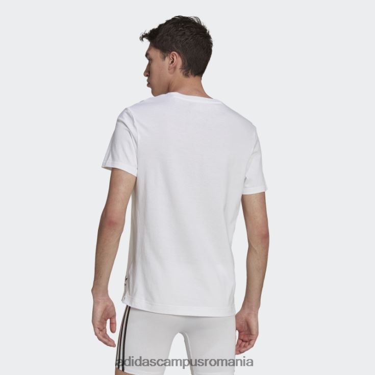 adidas campus romania tricou din bumbac comfort core alb adidas bărbați alb J266N25880