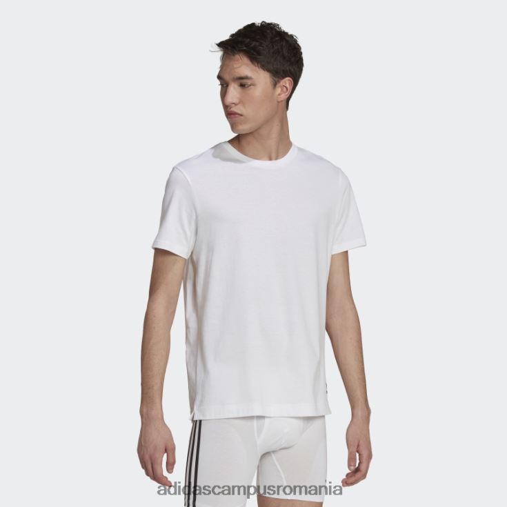 adidas campus romania tricou din bumbac comfort core alb adidas bărbați alb J266N25880