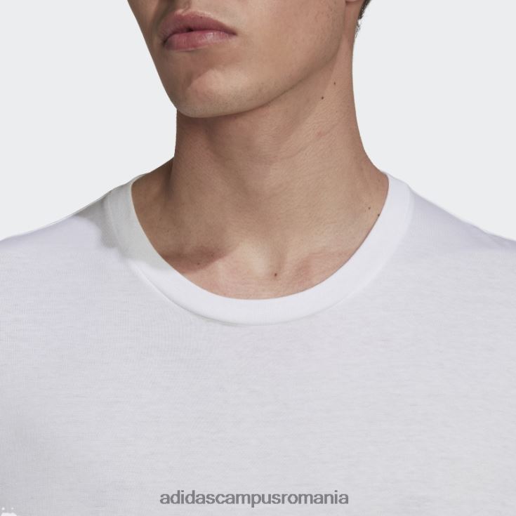 adidas campus romania tricou din bumbac comfort core alb adidas bărbați alb J266N25880