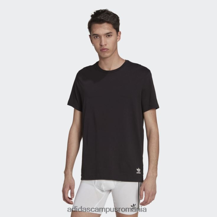 adidas campus romania tricou din bumbac comfort core negru bărbați negru/gri mediu J266N25462