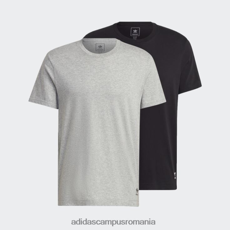 adidas campus romania tricou din bumbac comfort core negru bărbați negru/gri mediu J266N25462