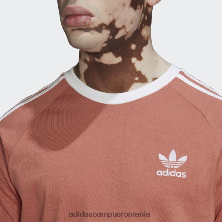 adidas campus romania tricou earth adicolor classics cu 3 dungi bărbați Pământ J266N214788