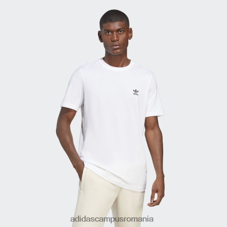 adidas campus romania tricou elegant trefoil essentials alb bărbați alb J266N2842