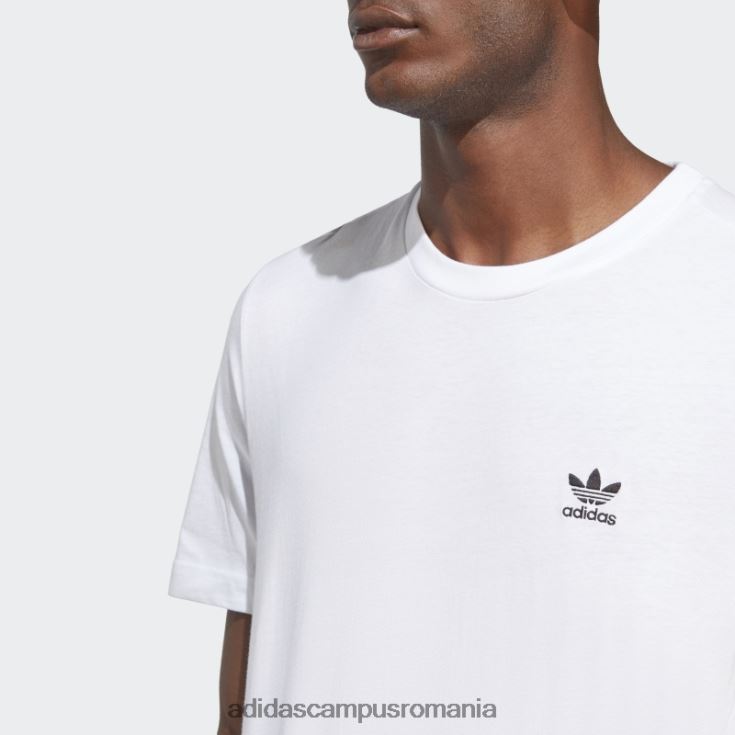 adidas campus romania tricou elegant trefoil essentials alb bărbați alb J266N2842