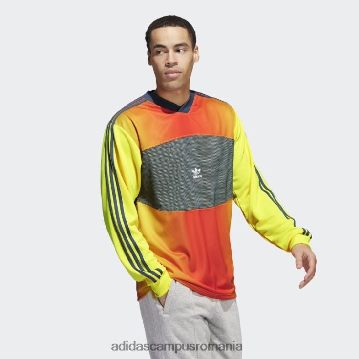 adidas campus romania tricou galben de portar bărbați galben J266N27354