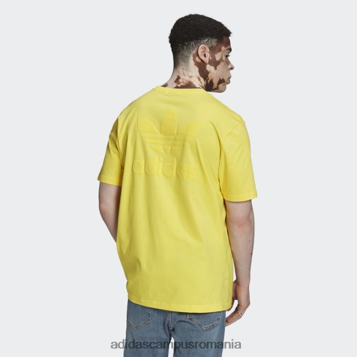 adidas campus romania tricou galben de stradă serie trefoil bărbați galben J266N214861