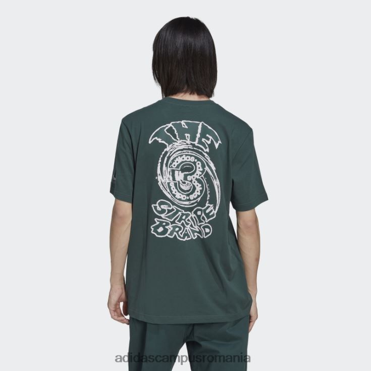 adidas campus romania tricou grafic campus verde mineral bărbați verde mineral J266N27130