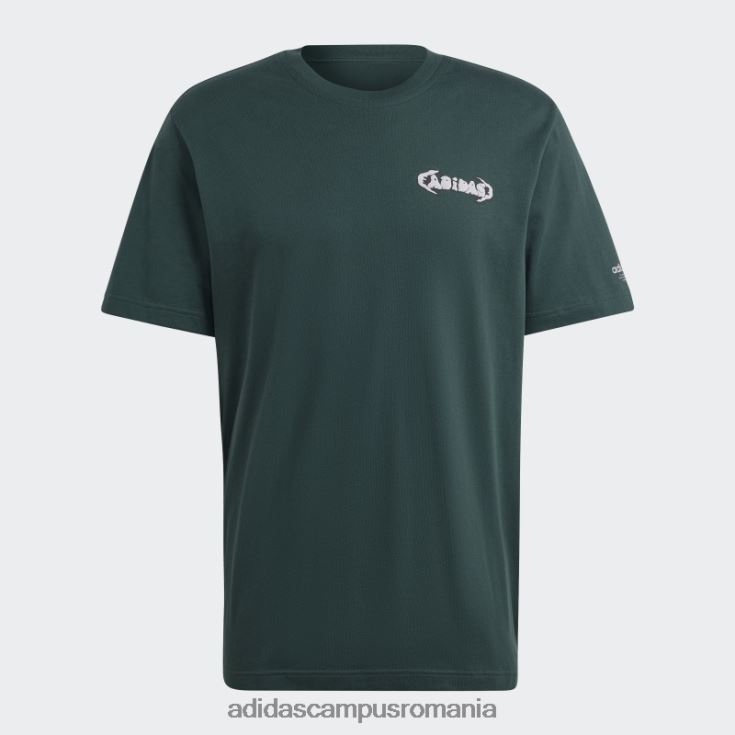 adidas campus romania tricou grafic campus verde mineral bărbați verde mineral J266N27130