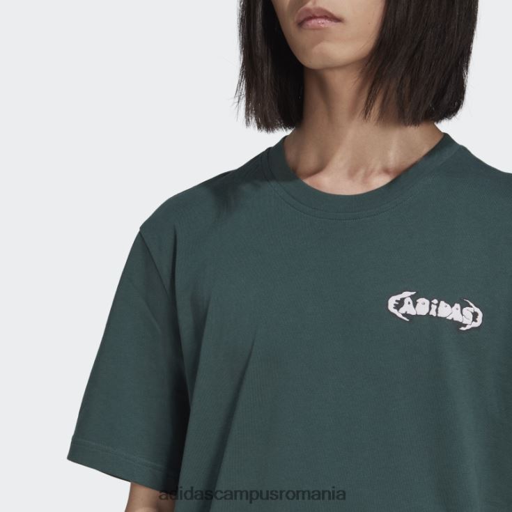 adidas campus romania tricou grafic campus verde mineral bărbați verde mineral J266N27130