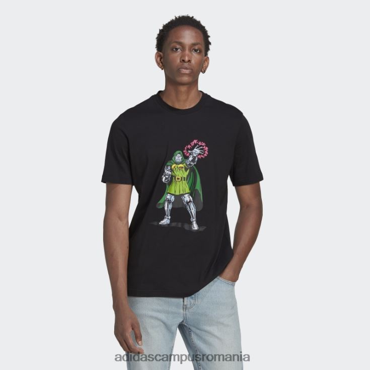 adidas campus romania tricou grafic disney negru bărbați negru J266N214605