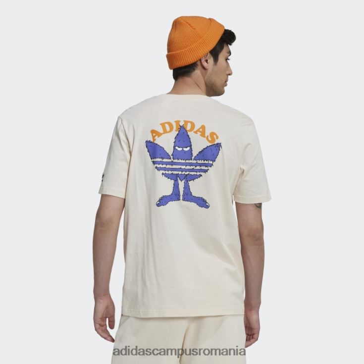 adidas campus romania tricou grafic distractiv alb adidas bărbați alb negru J266N214754