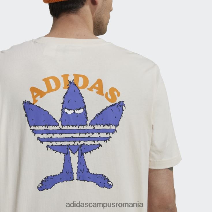 adidas campus romania tricou grafic distractiv alb adidas bărbați alb negru J266N214754