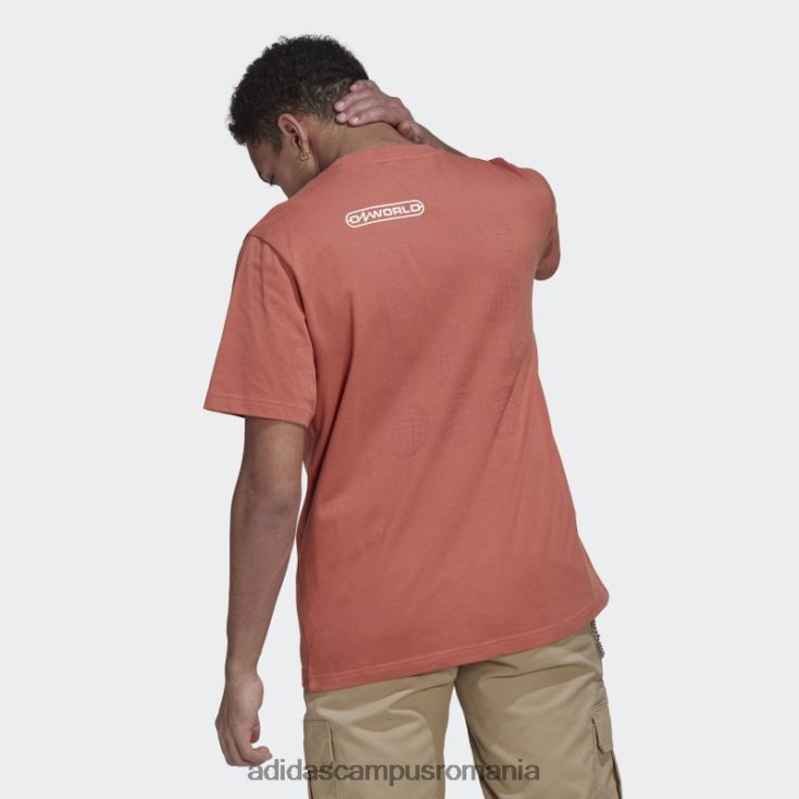 adidas campus romania tricou grafic ozworld pământ bărbați Pământ J266N215055