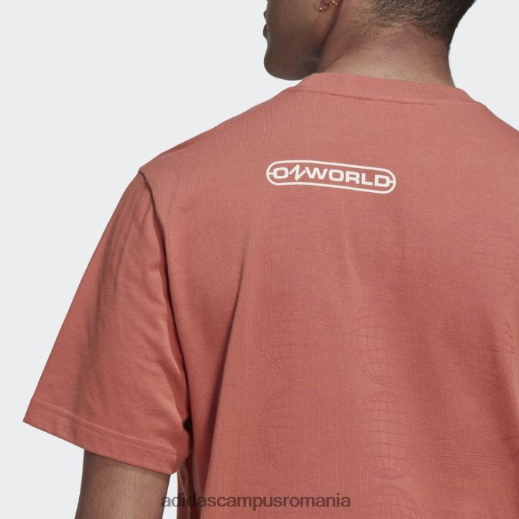 adidas campus romania tricou grafic ozworld pământ bărbați Pământ J266N215055