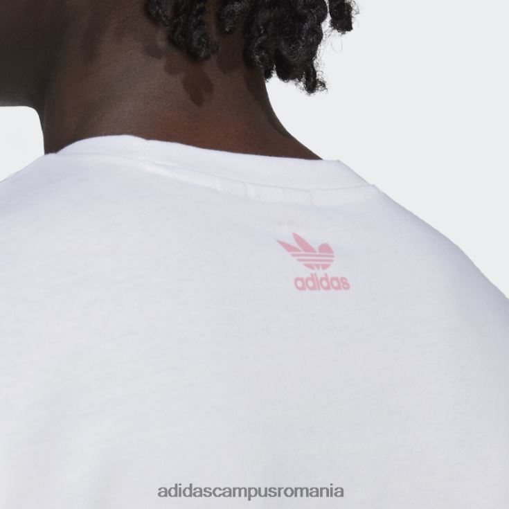 adidas campus romania tricou grafic rekive speed trefoil alb bărbați alb J266N214821