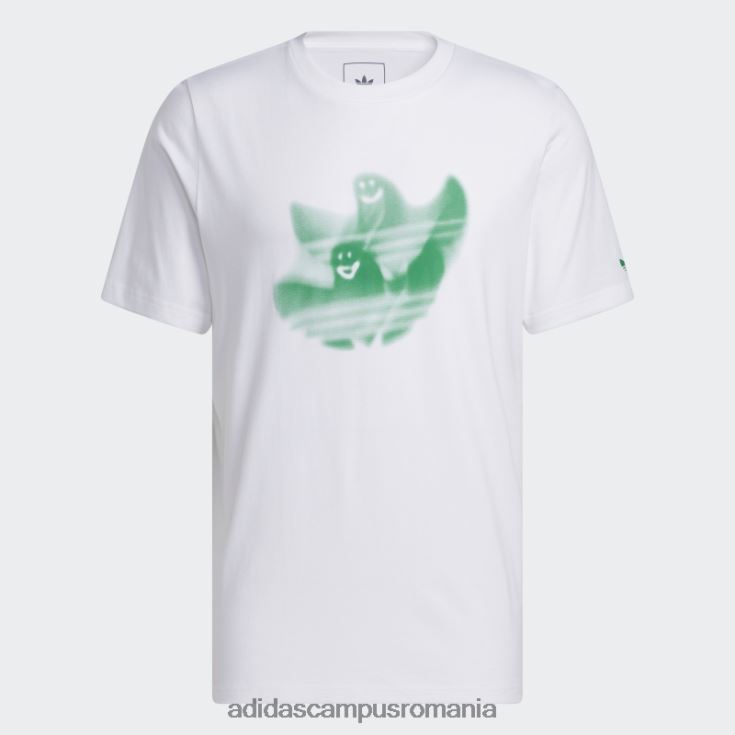 adidas campus romania tricou grafic shmoofoil alb adidas bărbați alb/verde curte J266N21422