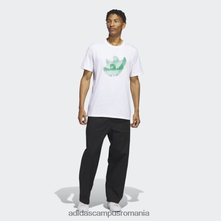 adidas campus romania tricou grafic shmoofoil alb adidas bărbați alb/verde curte J266N21422