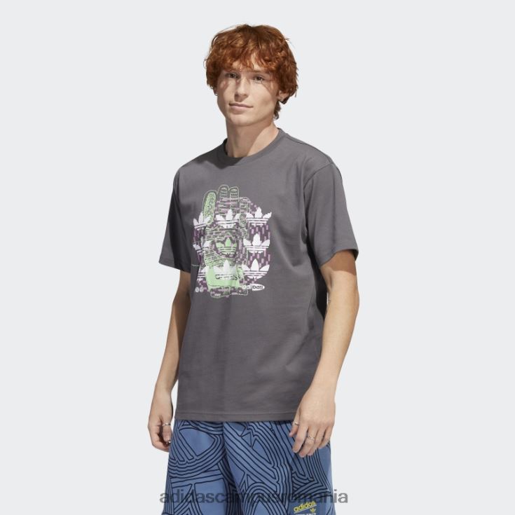 adidas campus romania tricou gri hypersport multi trefoil adidas bărbați gri J266N215069