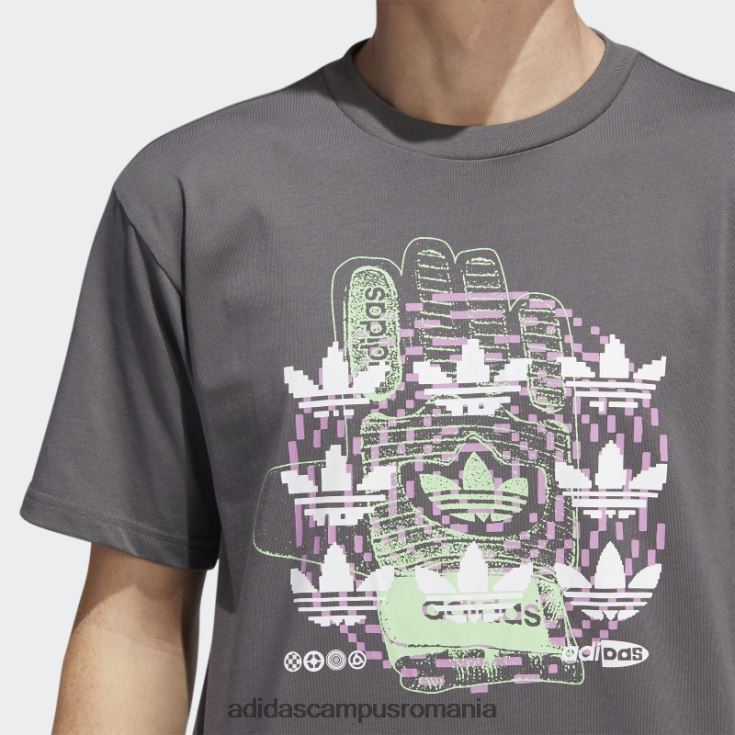 adidas campus romania tricou gri hypersport multi trefoil adidas bărbați gri J266N215069