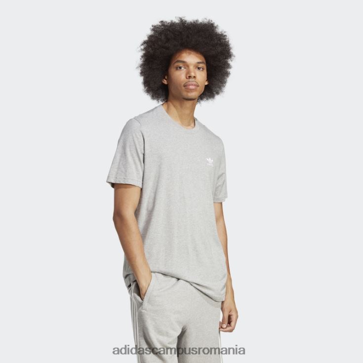 adidas campus romania tricou gri mediu trefoil essentials fashion bărbați gri mediu J266N2837