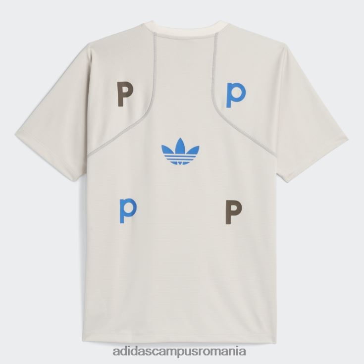 adidas campus romania tricou gri pop tech cu mânecă scurtă elegant bărbați beatitudine/alb/gri J266N2913