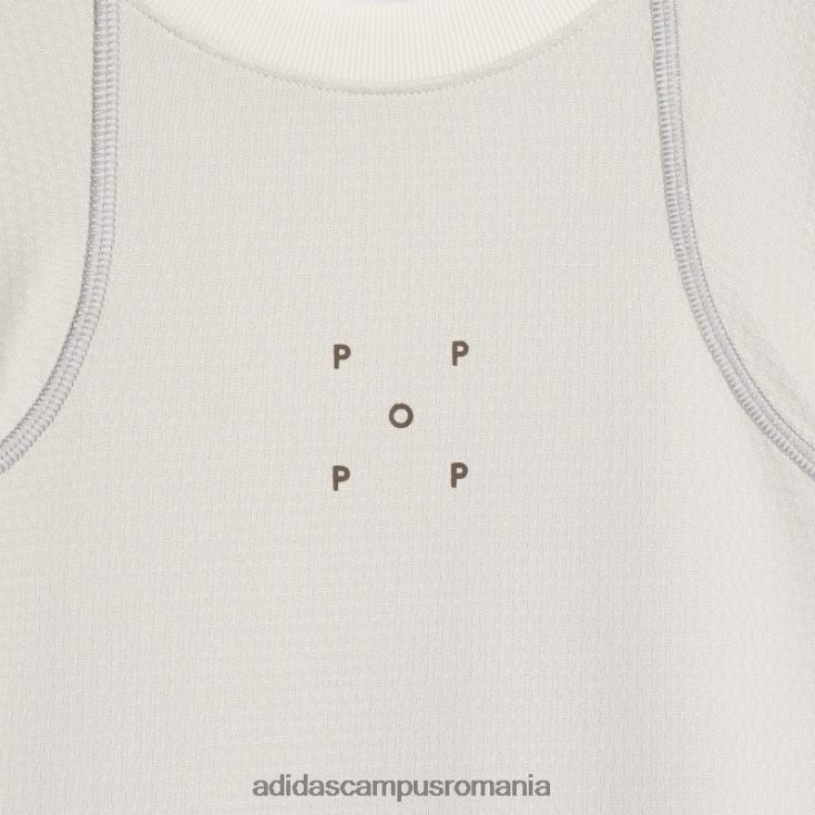 adidas campus romania tricou gri pop tech cu mânecă scurtă elegant bărbați beatitudine/alb/gri J266N2913