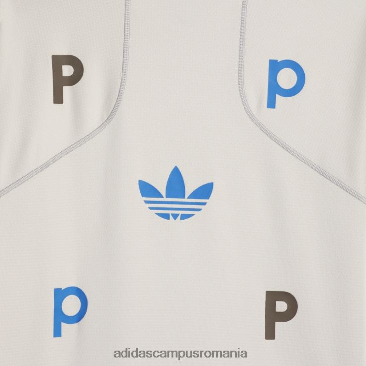 adidas campus romania tricou gri pop tech cu mânecă scurtă elegant bărbați beatitudine/alb/gri J266N2913