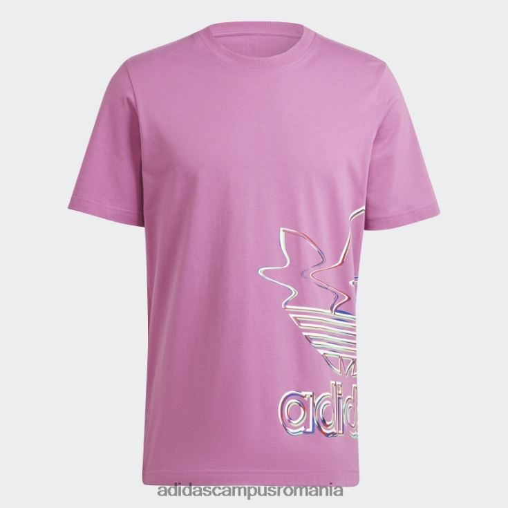 adidas campus romania tricou hiperreal cu maneca scurta lila adidas bărbați liliac/alb J266N214688