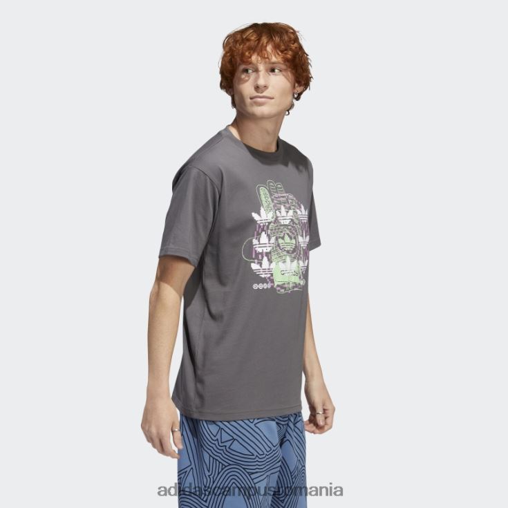 adidas campus romania tricou hypersport multi trefoil gri bărbați gri J266N27268
