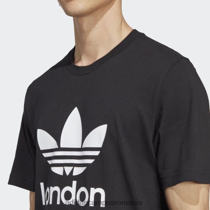 adidas campus romania tricou icone london city originals negru bărbați negru J266N213375