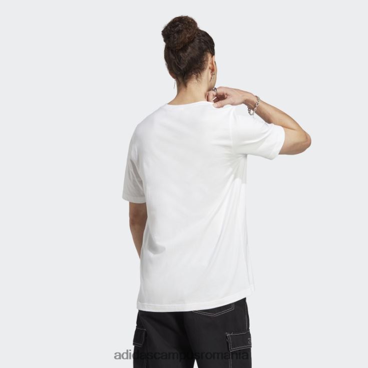 adidas campus romania tricou icone paris city originals alb bărbați alb J266N214138