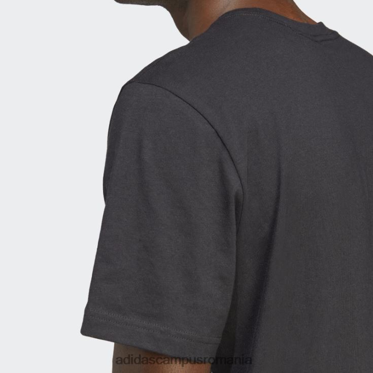 adidas campus romania tricou marca key city london negru bărbați negru J266N214846