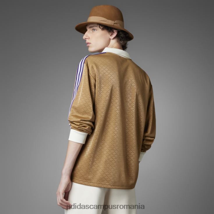 adidas campus romania tricou maro desert adicolor heritage now vintage cu mânecă lungă bărbați desert maro J266N26695