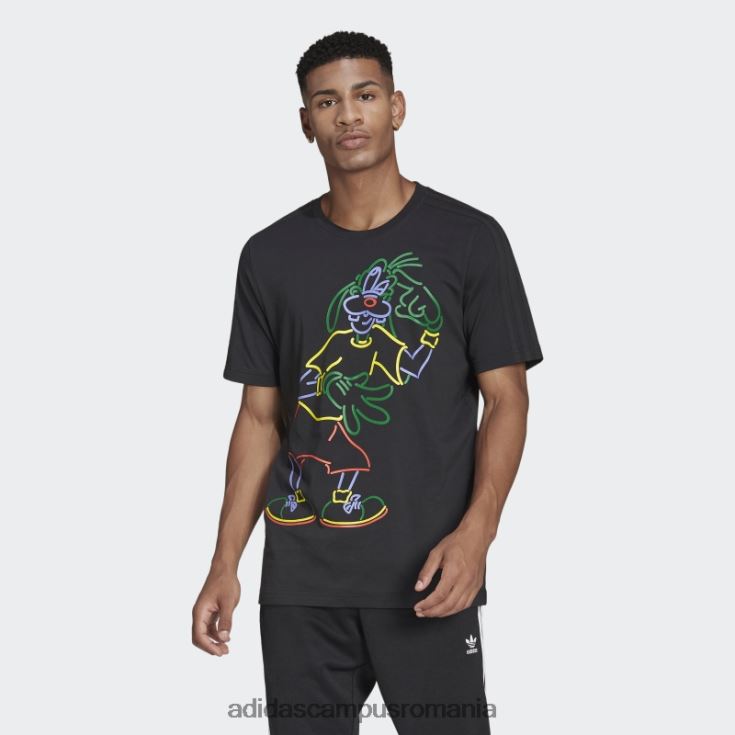 adidas campus romania tricou negru Disney mickey și prieteni goofy adidas bărbați negru J266N26969