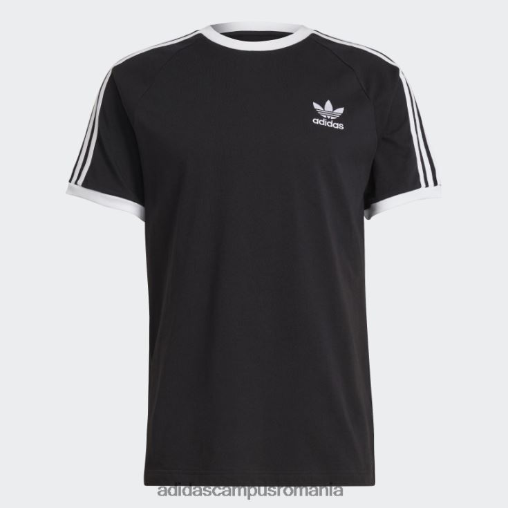adidas campus romania tricou negru adicolor clasics cu 3 dungi bărbați negru J266N26538