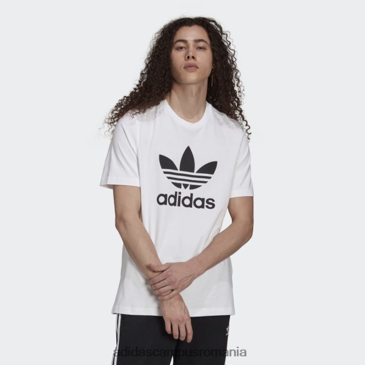 adidas campus romania tricou negru adicolor classics trefoil bărbați alb negru J266N21529