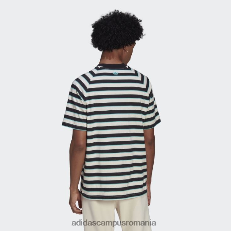 adidas campus romania tricou negru cu buzunar în dungi adidas bărbați negru J266N214628