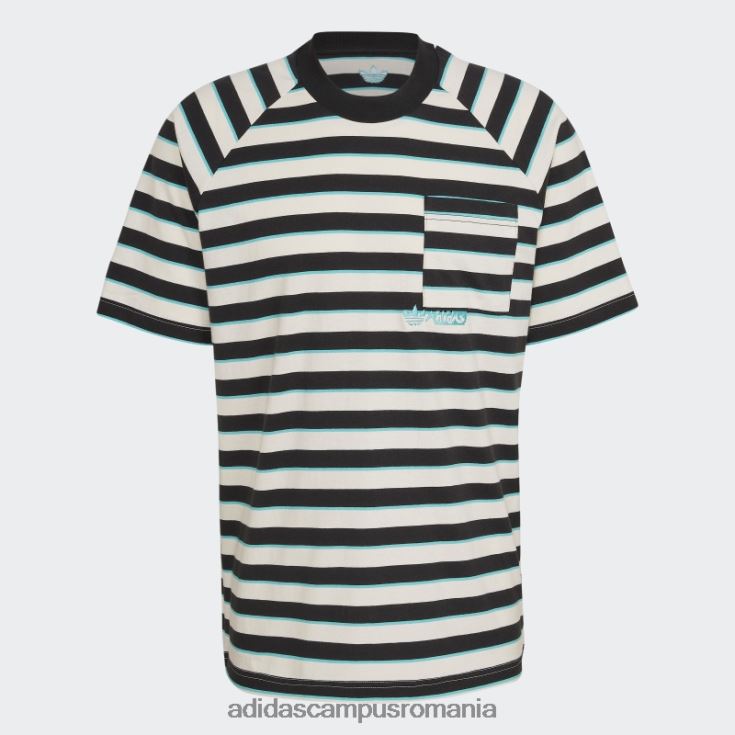 adidas campus romania tricou negru cu buzunar în dungi adidas bărbați negru J266N214628
