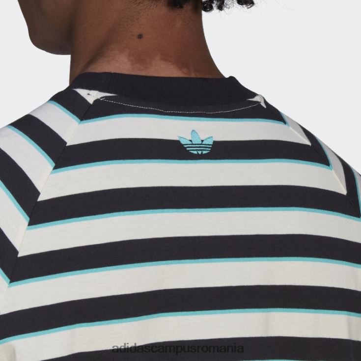 adidas campus romania tricou negru cu buzunar în dungi adidas bărbați negru J266N214628