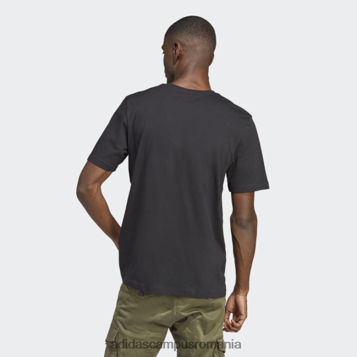 adidas campus romania tricou negru cu lanțuri aurii - 50 de ani de trifoil adidas bărbați negru J266N214613