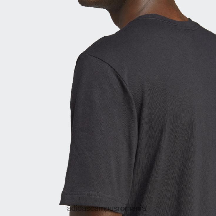 adidas campus romania tricou negru cu lanțuri aurii - 50 de ani de trifoil adidas bărbați negru J266N214613