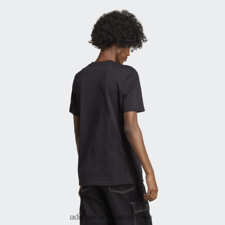 adidas campus romania tricou negru cu limbă camo cu grafică bărbați negru J266N213390