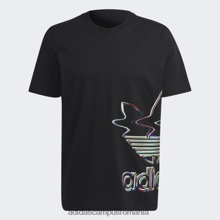 adidas campus romania tricou negru hiperreal cu maneca scurta bărbați alb negru J266N214932